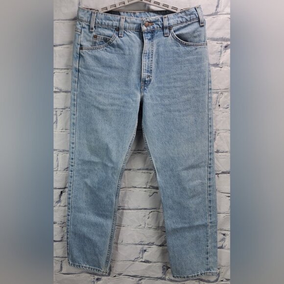Levi's 505 Women's Jeans Made in USA Vintage 90s High Rise Straight Mom 33x30 - Picture 1 of 11